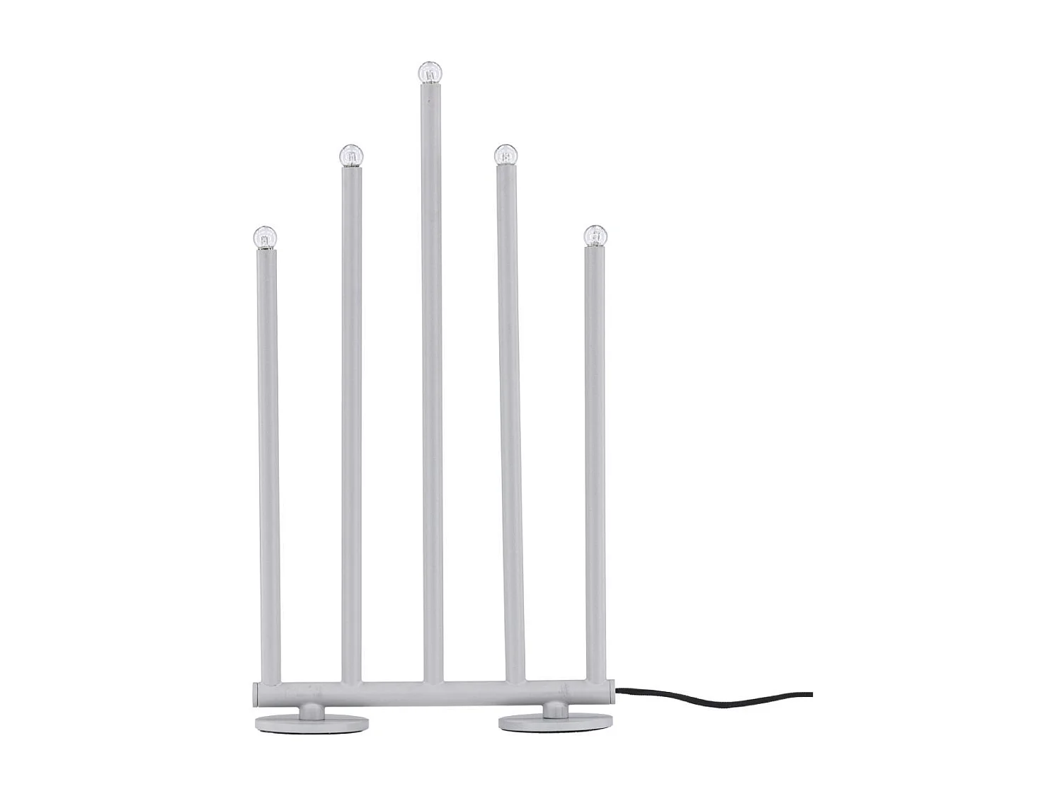 Lampe à Poser Bougeoir "Bjornfjallet" 40cm Argent