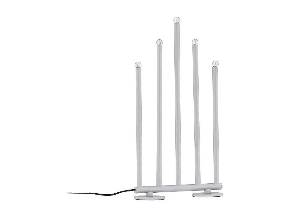 Lampe à Poser Bougeoir "Bjornfjallet" 40cm Argent