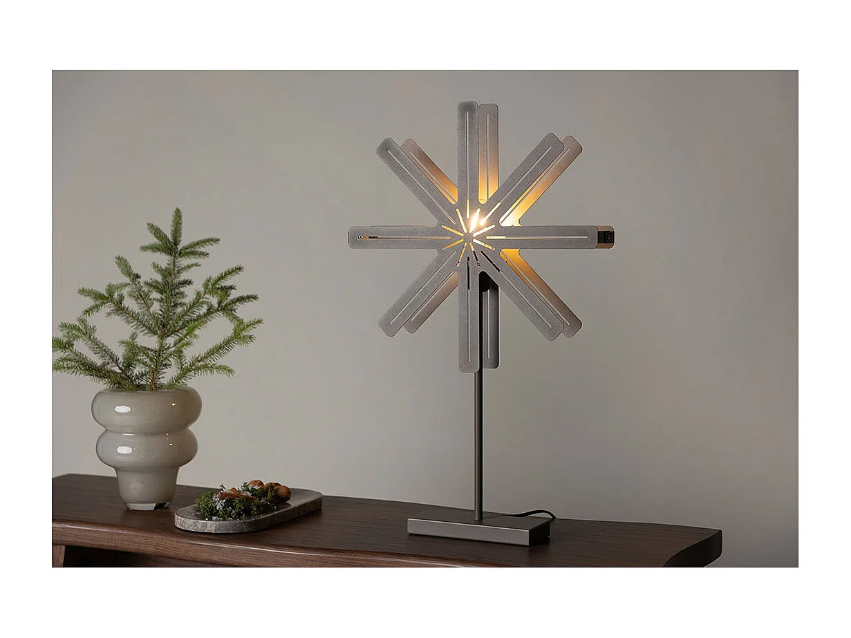 Lampe à Poser Déco "Safsen" 67cm Marron
