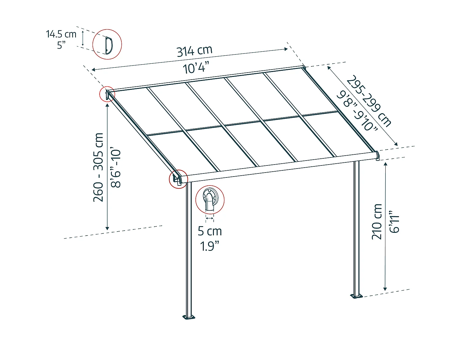 Canopia Sierra Pergola