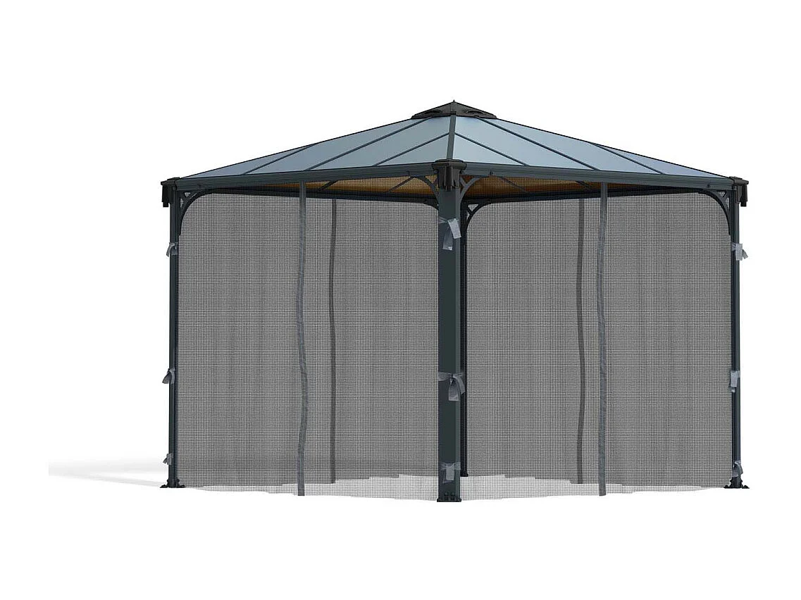 Canopia Moustiquaires pour tonnelles de jardin hexagonales