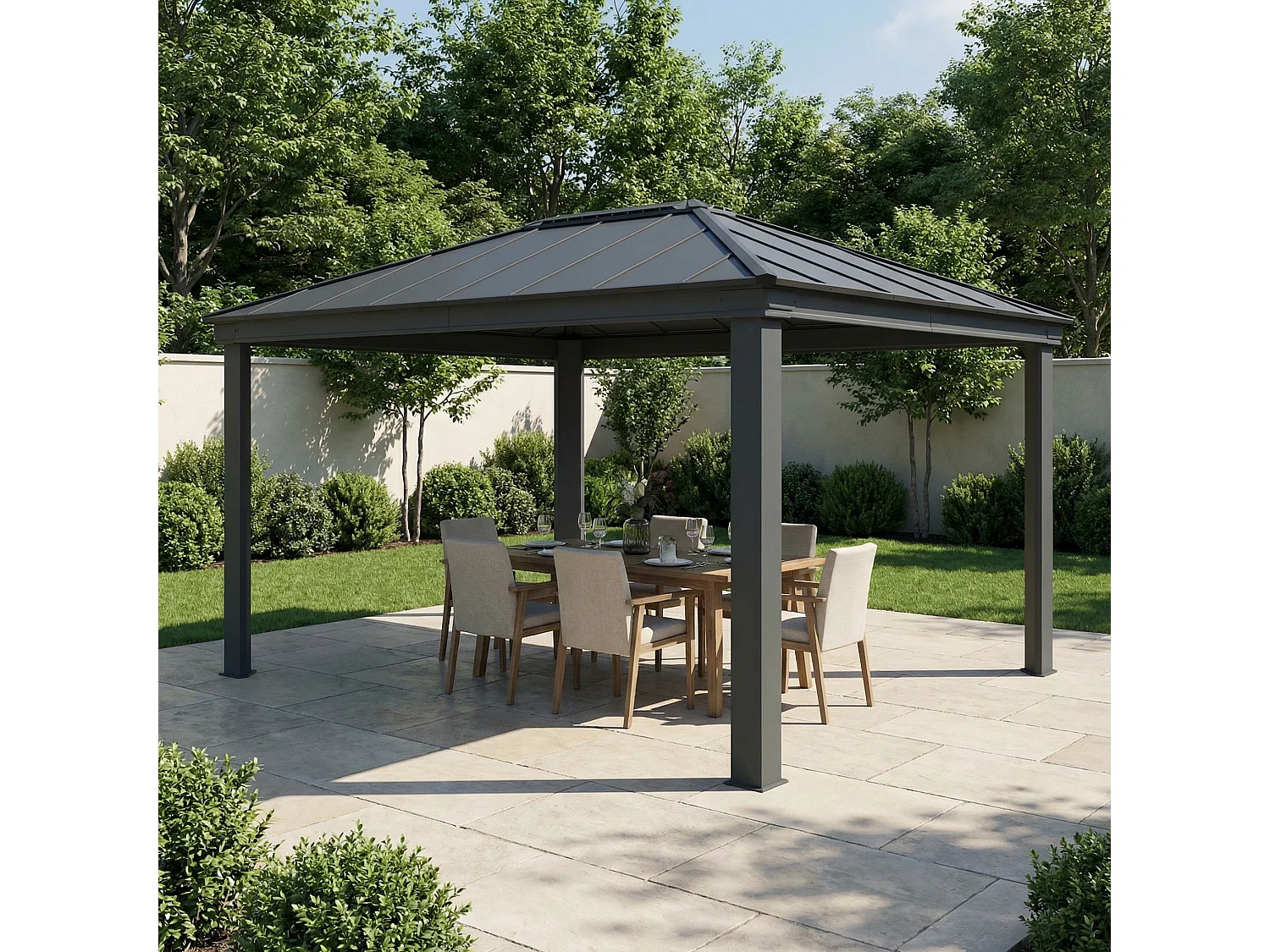 Canopia Dallas Aluminium Tuinpaviljoen 3.6X5 m