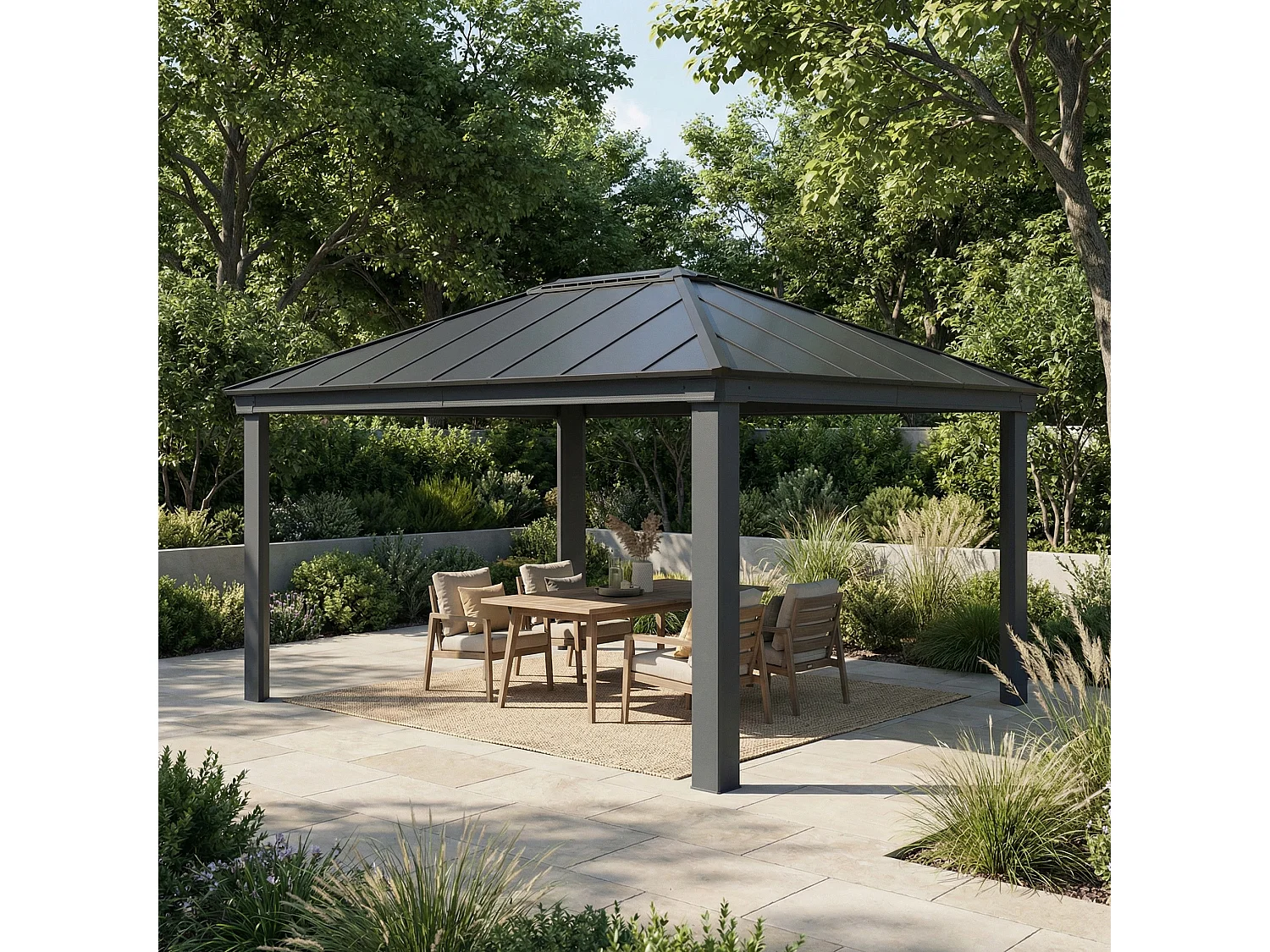Canopia Dallas Aluminium Tuinpaviljoen 3.6X5 m