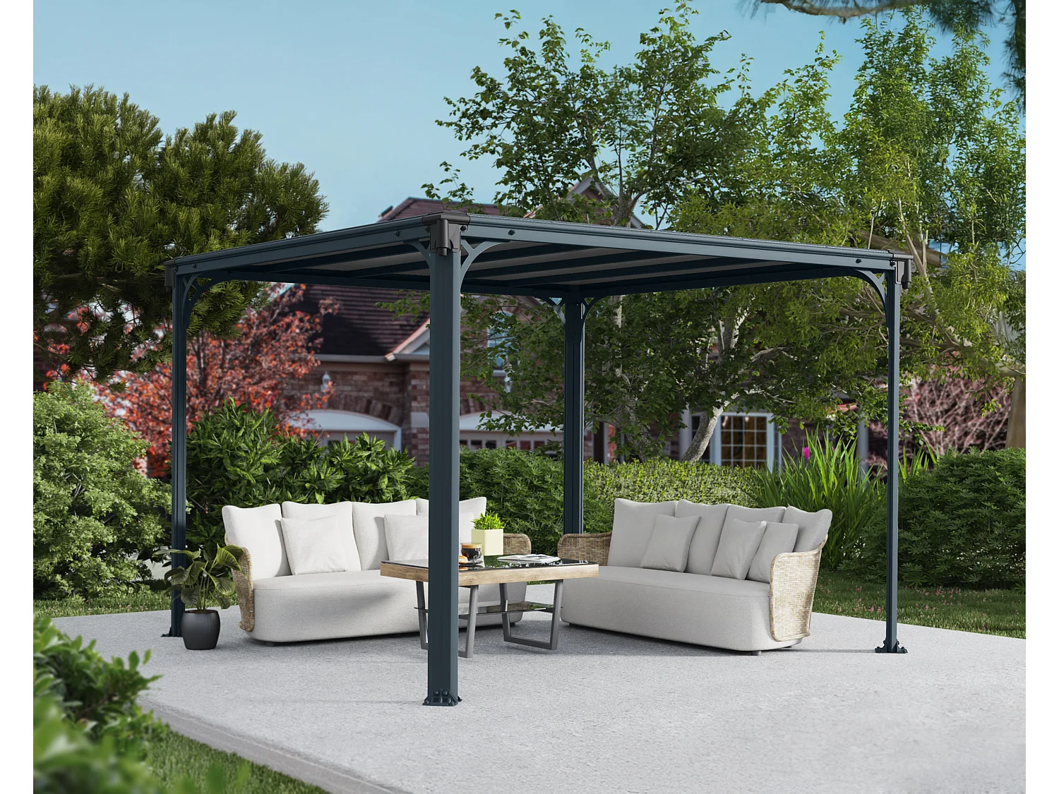 Canopia Milano Aluminium Tuinpaviljoen 3X3 m