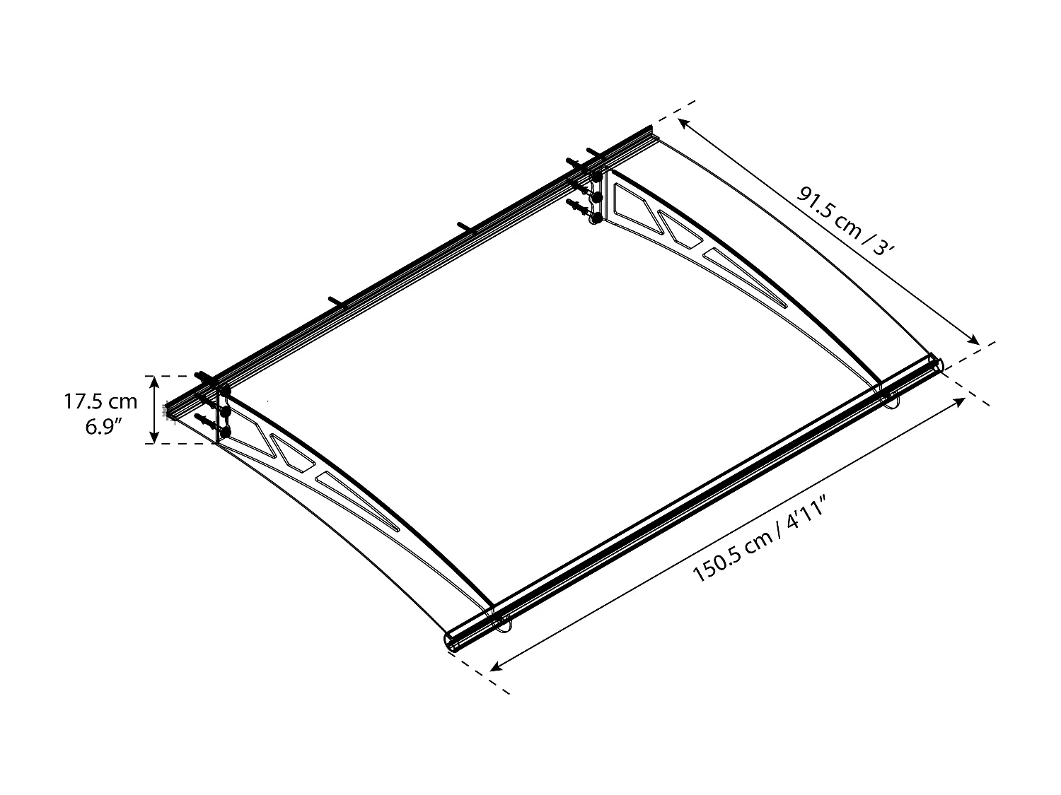 Canopia Altair Marquise de porte
