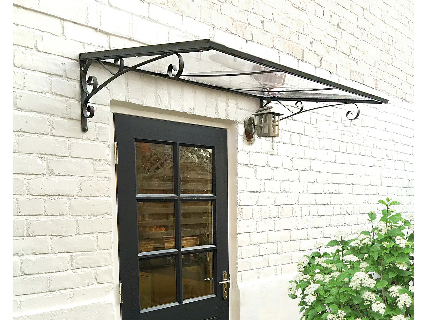 Canopia Marquise de porte Venus 135,5 x 88 cm Gris