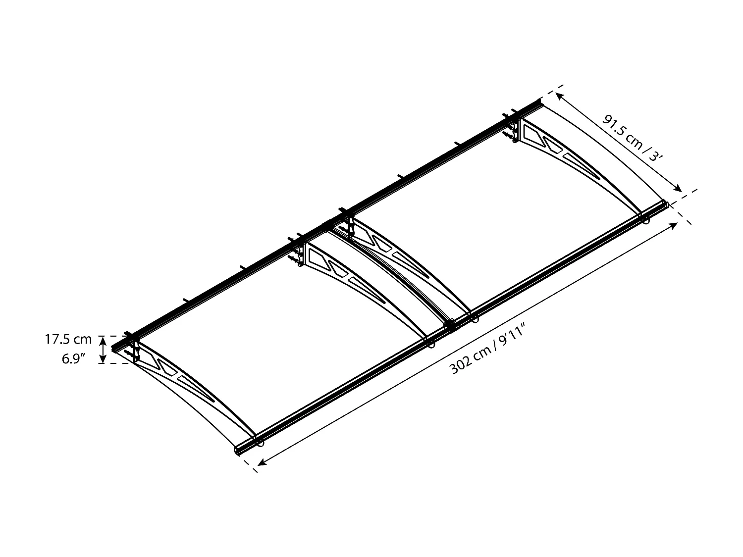 Canopia Altair Marquise de porte