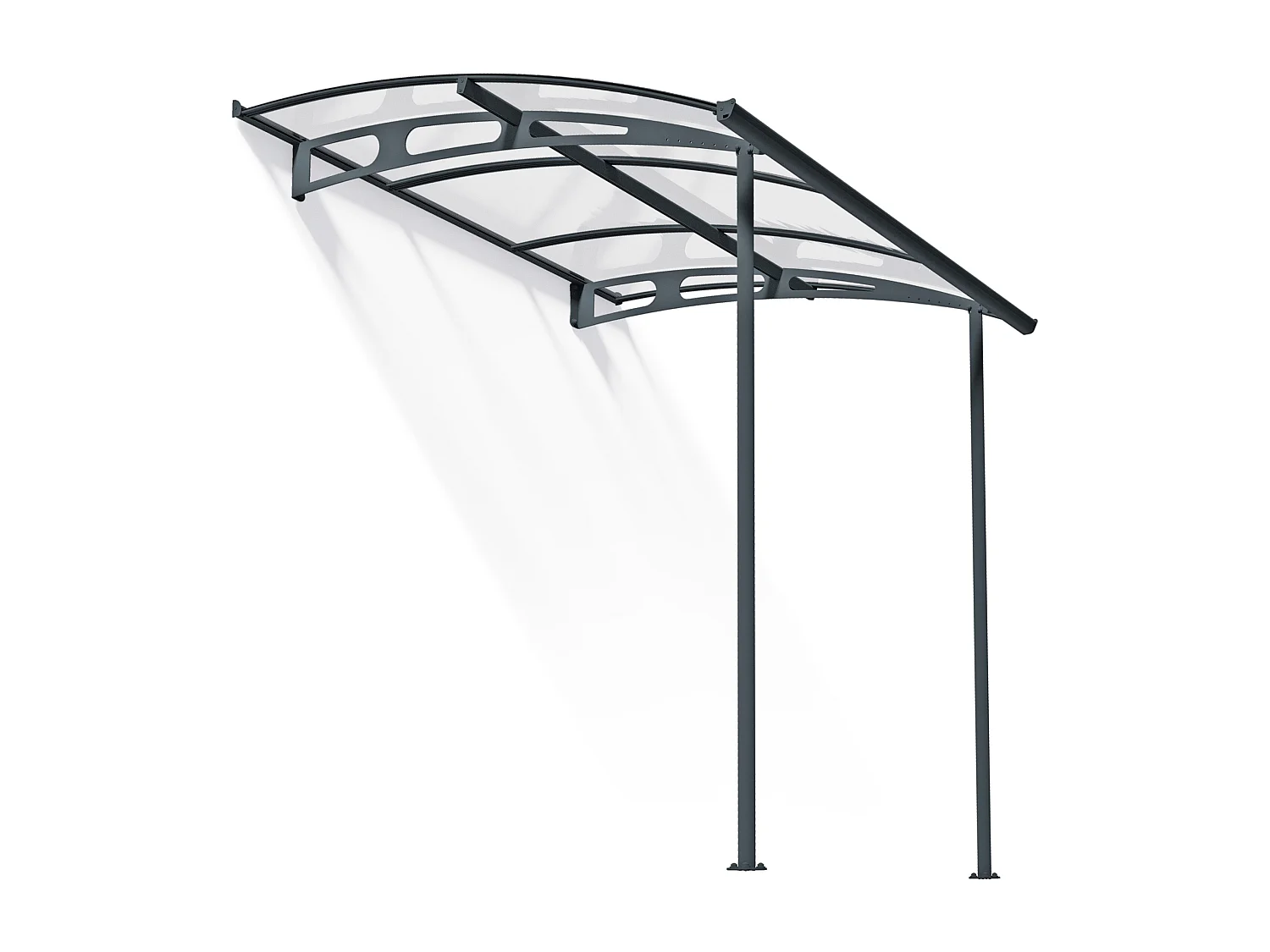 Canopia Vega Deur en Veranda Luifel 200X200X252 cm  Helder