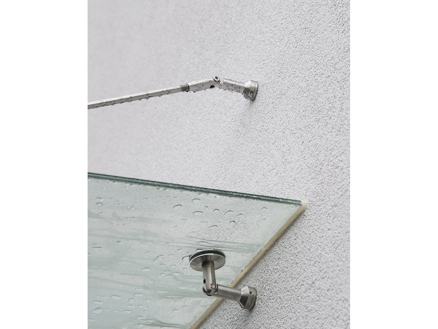 Canopia Marquise de porte Taurus 140 x 90 cm Argent