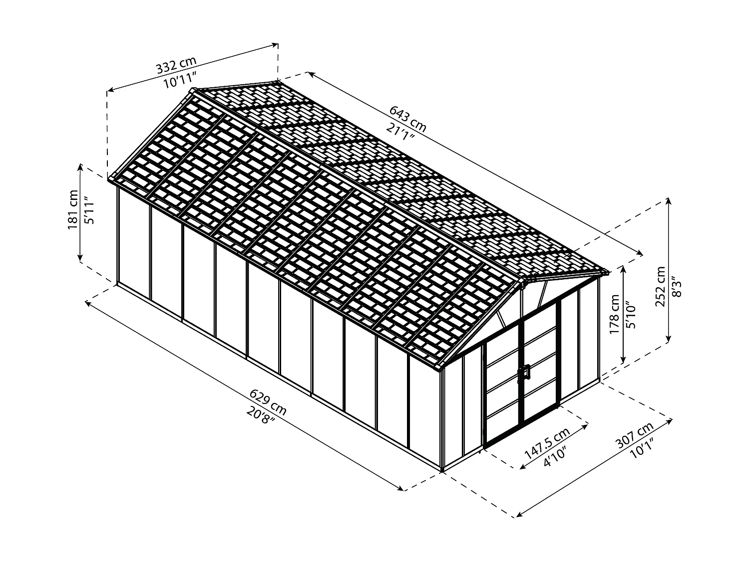 Canopia Yukon Abri de jardin