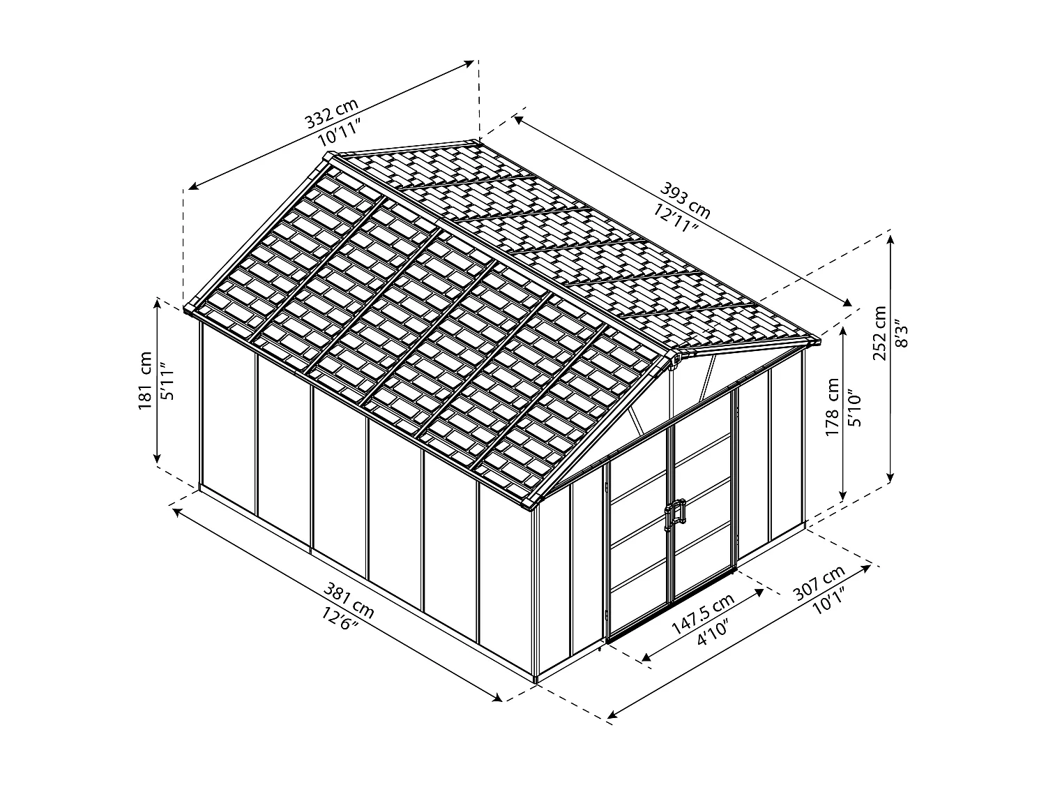Canopia Yukon Abri de jardin