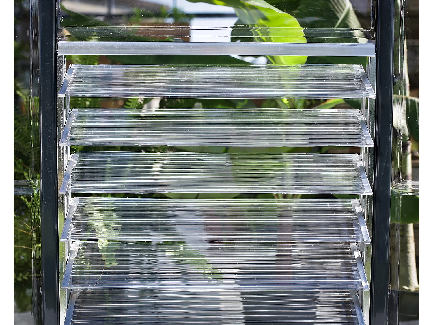 Canopia Lucarne latérale pour serre de jardin argent