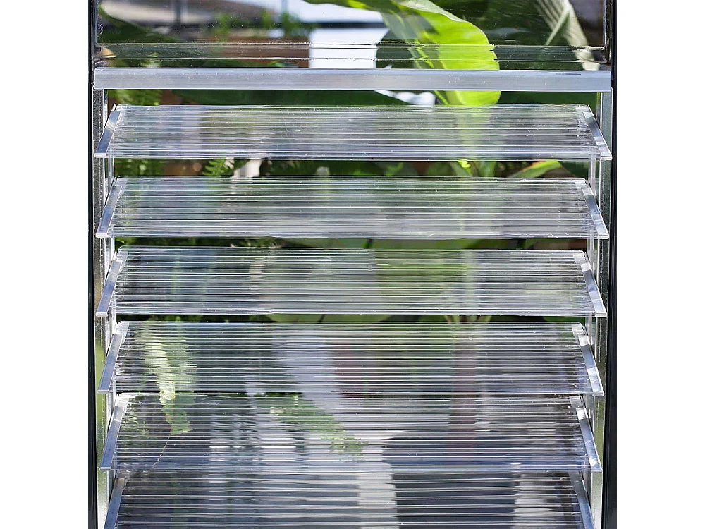 Canopia Lucarne latérale pour serre de jardin argent