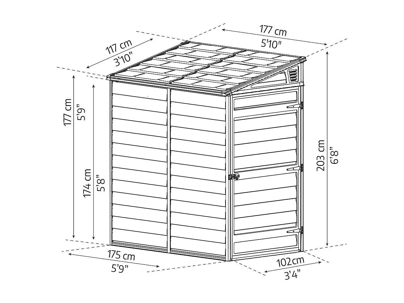 Canopia Skylight Abri de jardin