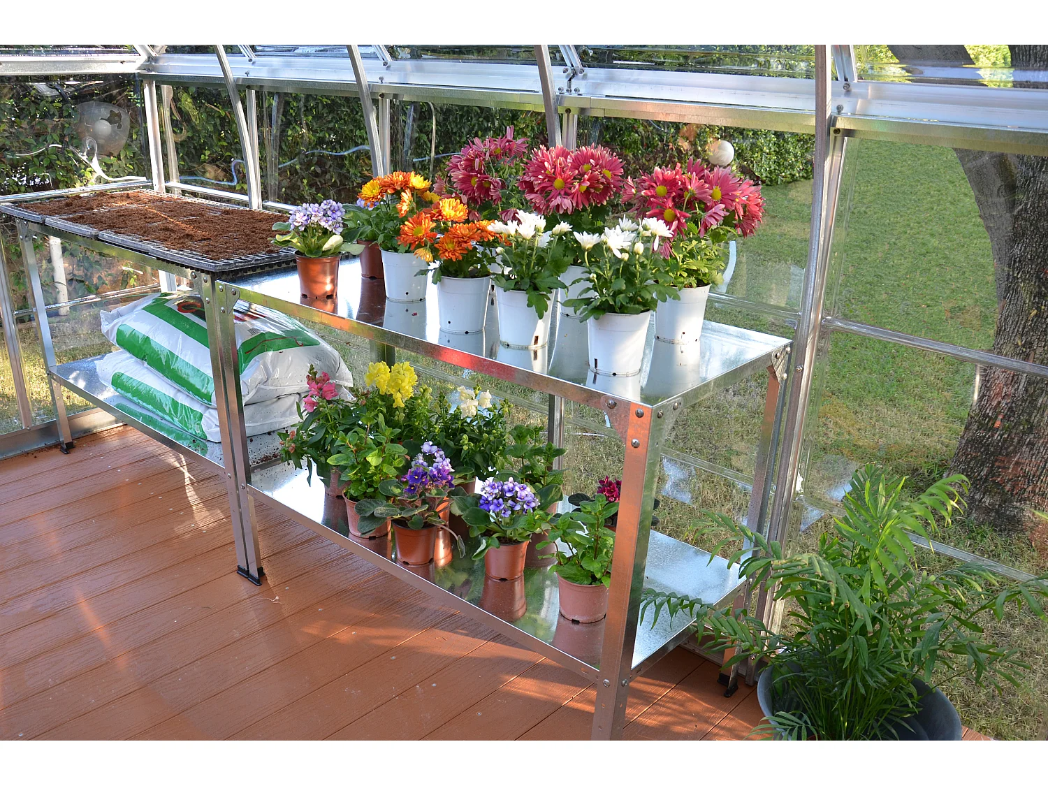 Canopia Table double de culture en acier