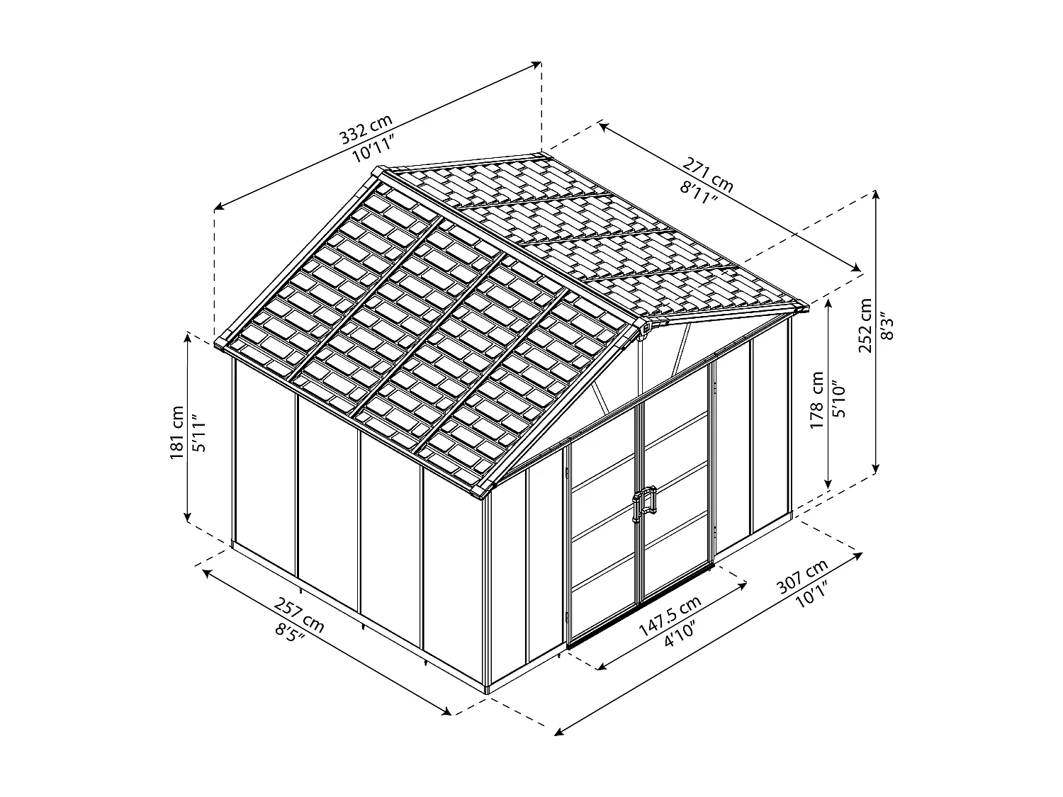 Canopia Yukon Abri de jardin