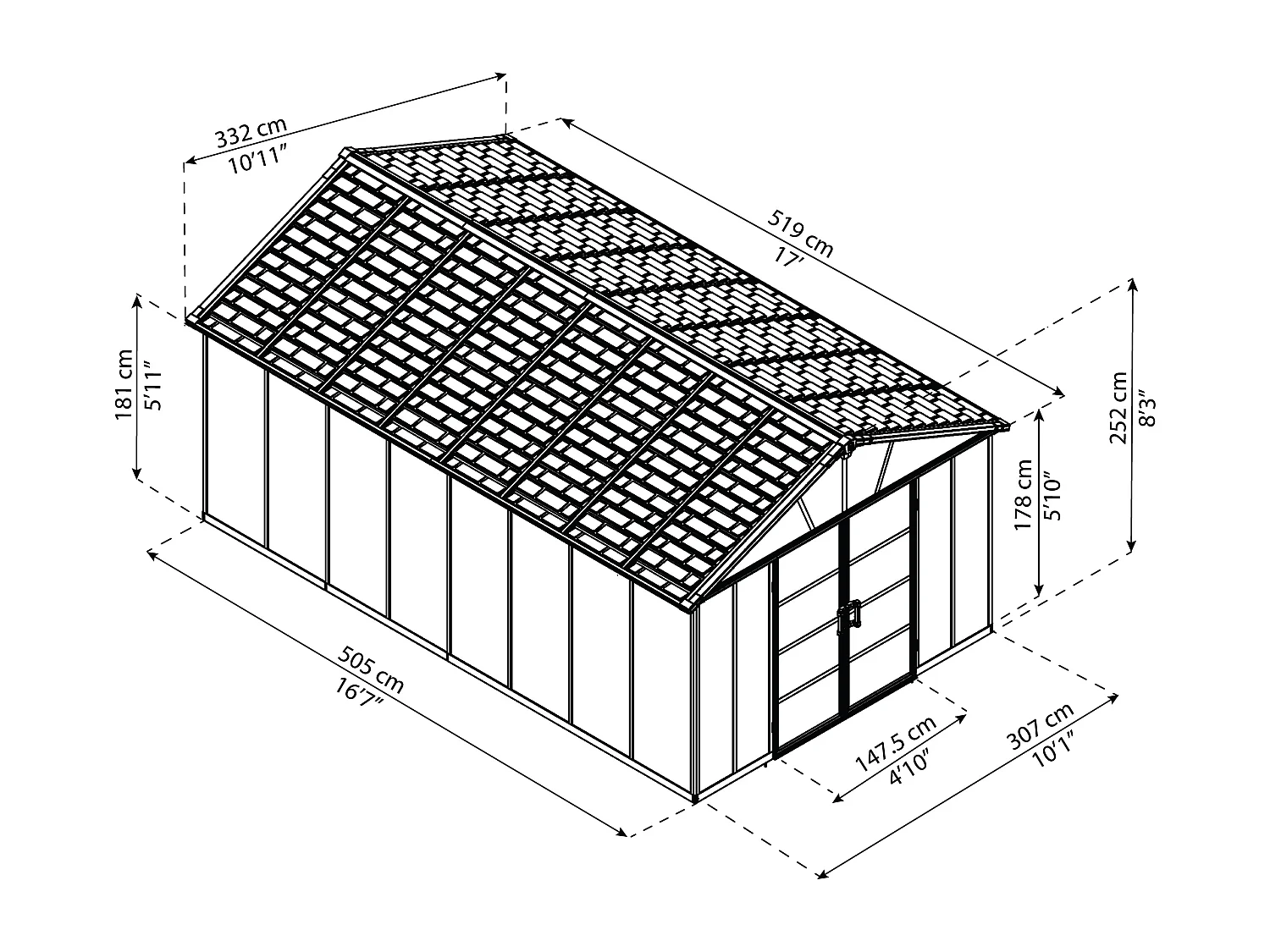 Canopia Yukon Abri de jardin