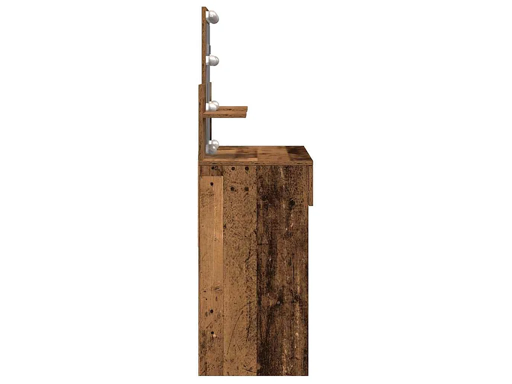 Coiffeuse bois vieilli 100 x 40 x 130 cm