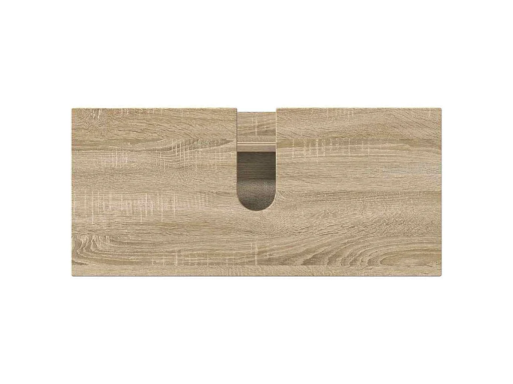 Conjunto de muebles de baño de 2 piezas roble, 76,5 × 35 × 64 cm