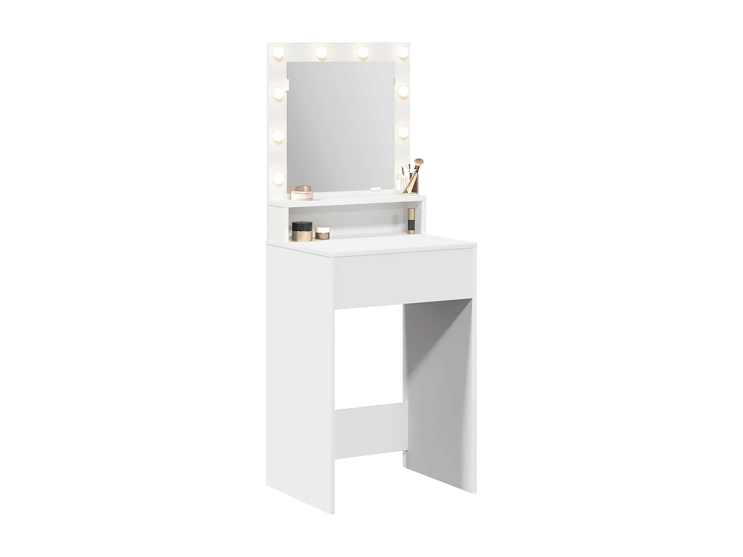 Coiffeuse Blanc 50 x 41 x 135 cm Bois d'ingénierie