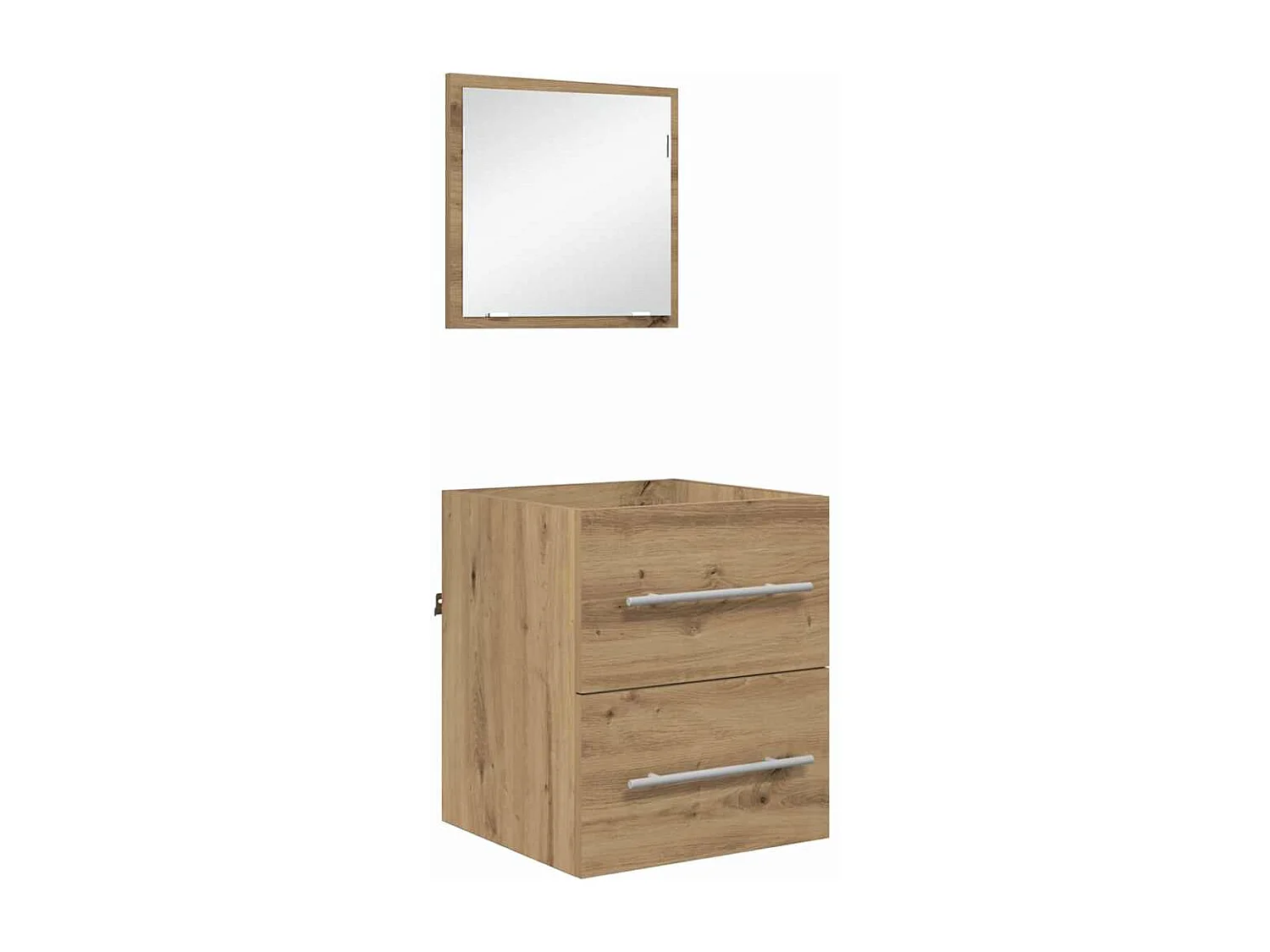 Juego de muebles de baño con cajón Marrón 41 x 38,5 x 48 cm