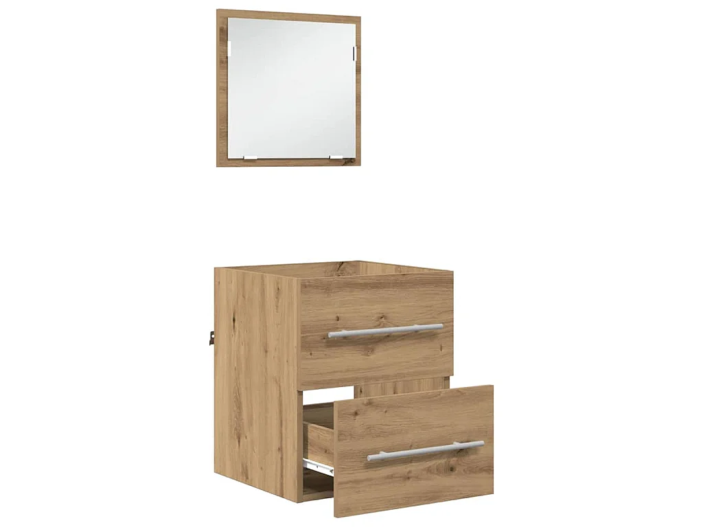 Ensemble de meubles de salle de bain marron 41 x 38,5 x 48 cm