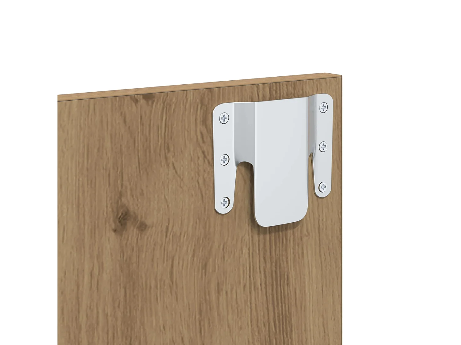 Cabecero con mueble, 3 piezas, roble artisan, madera de ingeniería, para dormitorio