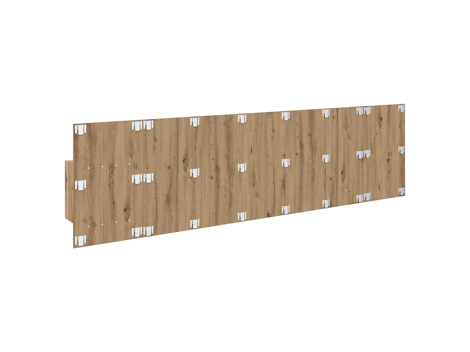 Cabecero con mueble, 3 piezas, roble artisan, madera de ingeniería, para dormitorio