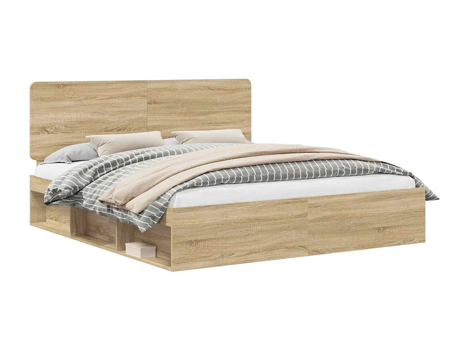 Cadre de lit  200 x 200 cm Bois de pin massif