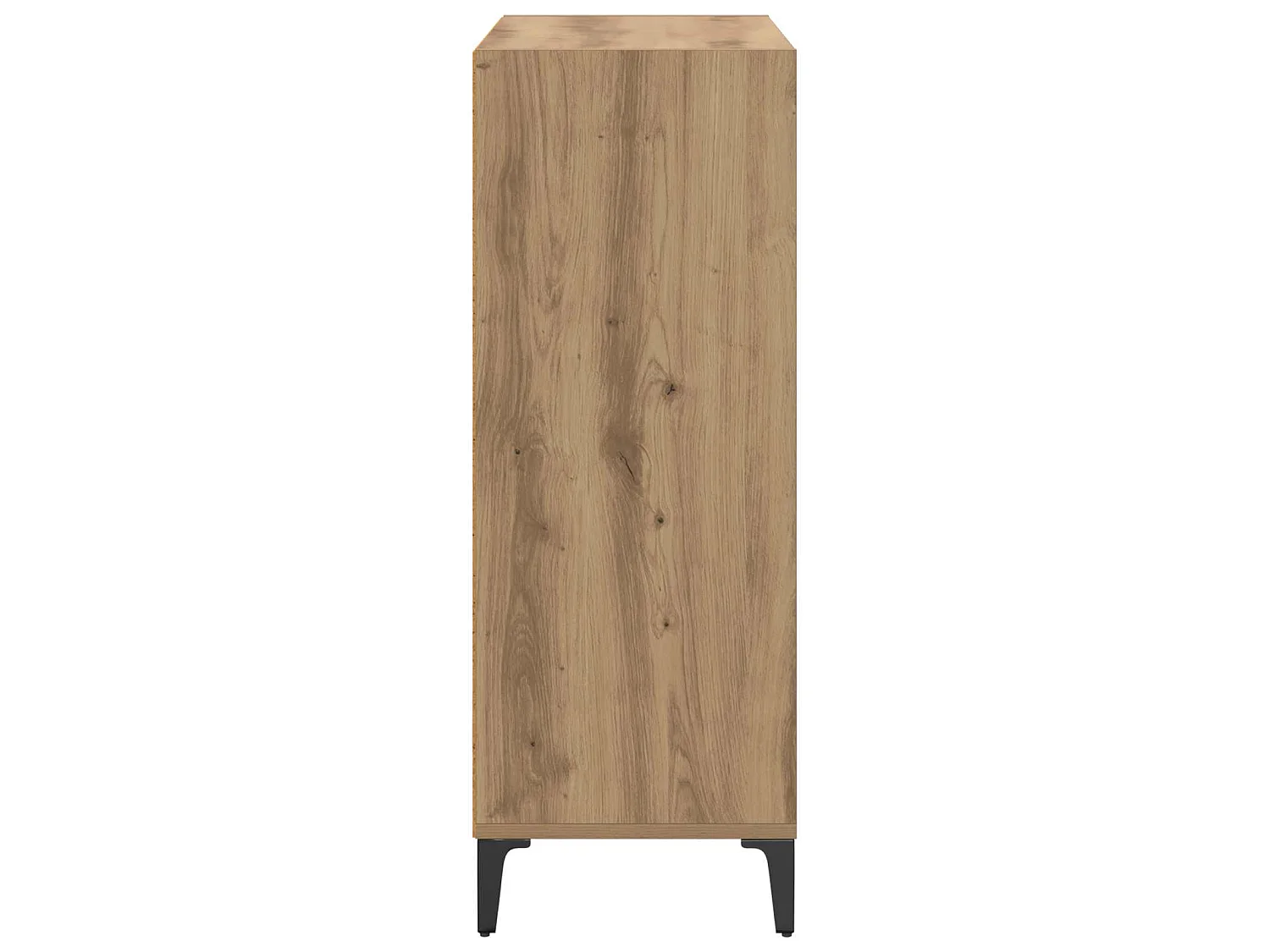 Buffet chêne artisanal 69,5 x 32,5 x 90 cm panneau de bois
