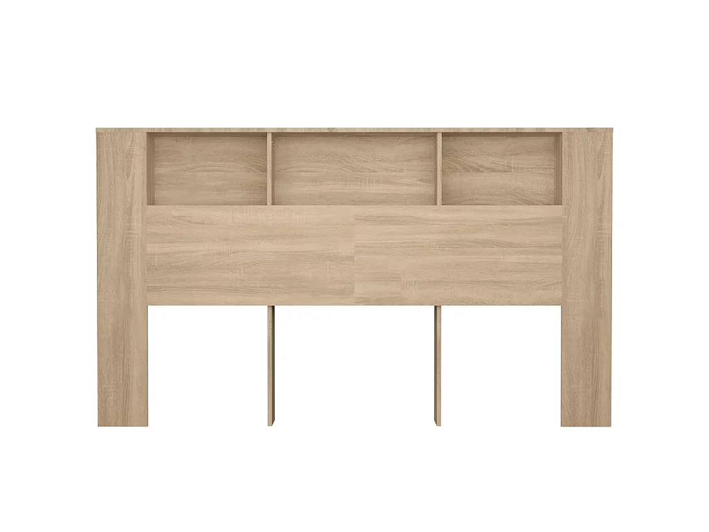 Armoire de tête de lit chêne 180 x 18,5 x 104,5 cm