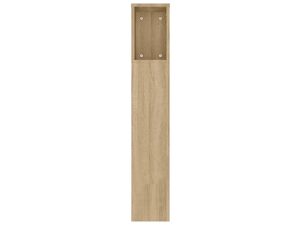 Armoire de tête de lit chêne 180 x 18,5 x 104,5 cm