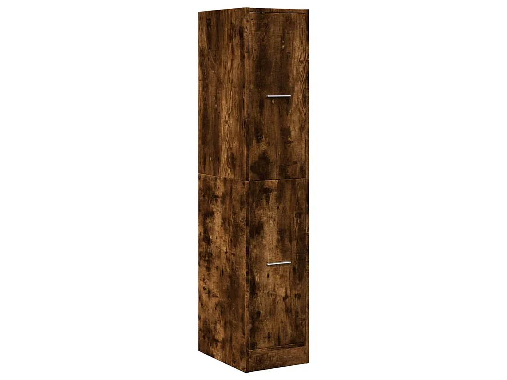 Armario botiquín de tablero de madera, roble, 30 × 41 × 144,5 cm