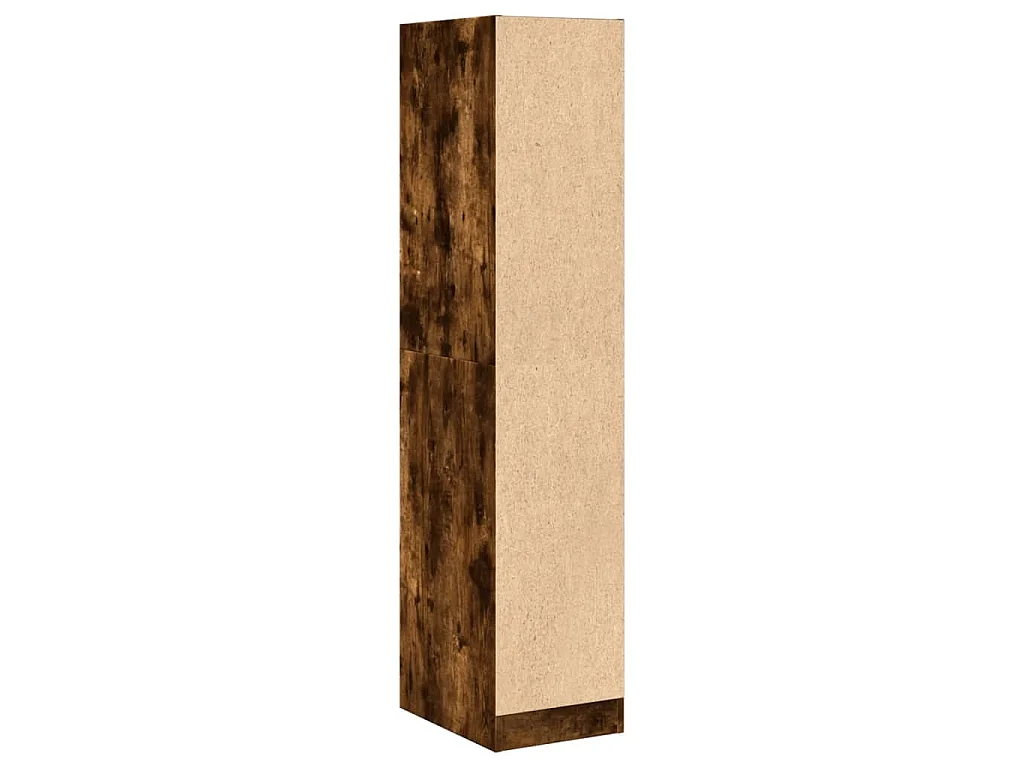 Armario botiquín de tablero de madera, roble, 30 × 41 × 144,5 cm