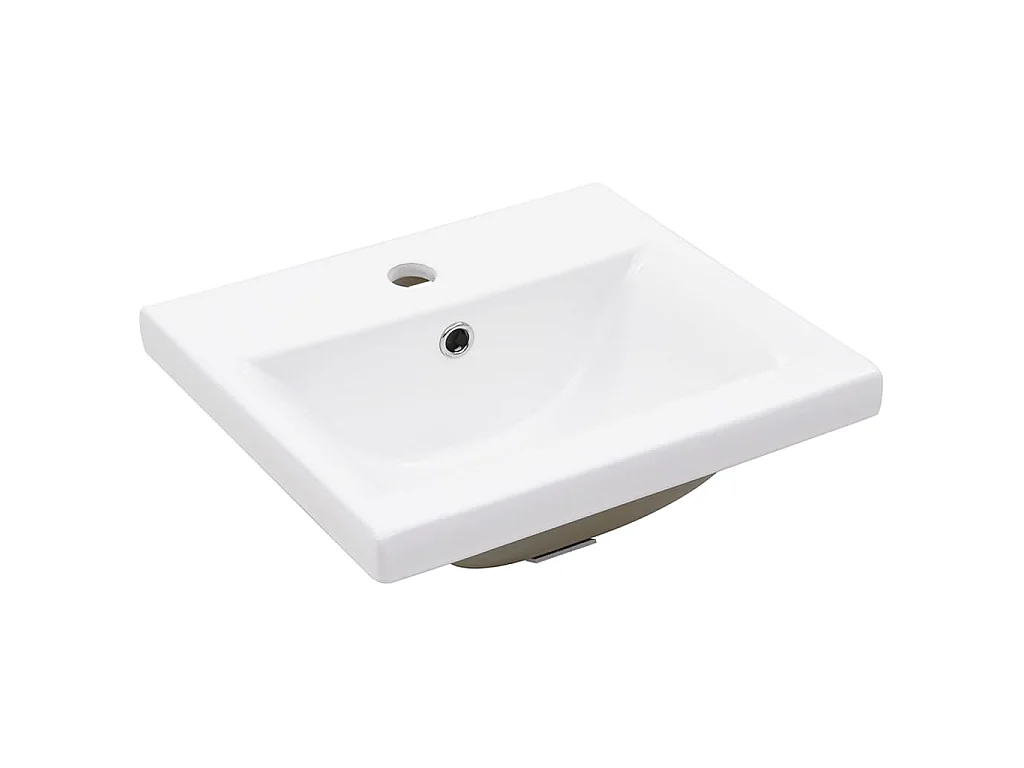 Mueble de baño con lavabo de madera contrachapada gris