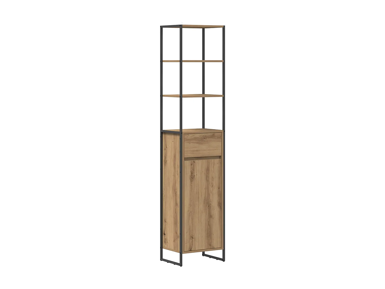 Cabinet de salle de bain Chêne artisan 40 x 30 x 180 cm