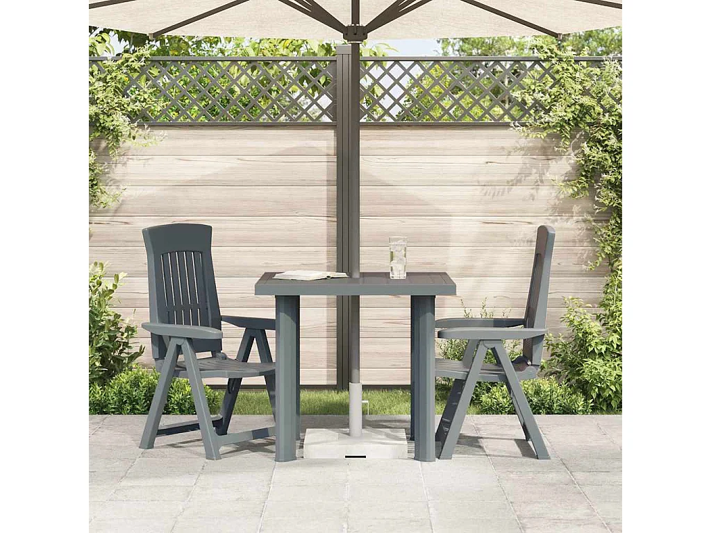 Table de  Vert 80x75x72 cm Plastique