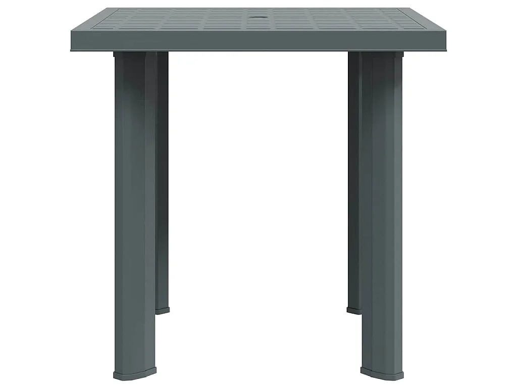 Table verte 80 x 75 x 72 cm en plastique