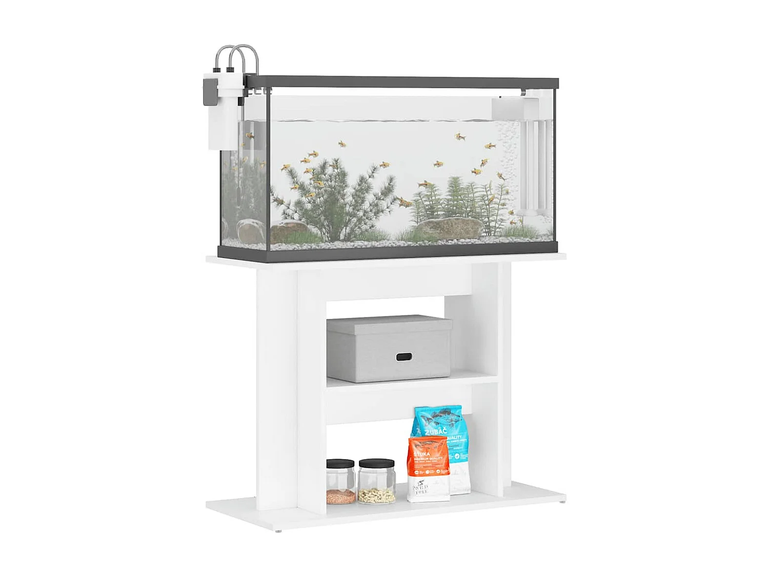 Soporte para acuario madera de ingeniería  80x35x60 cm