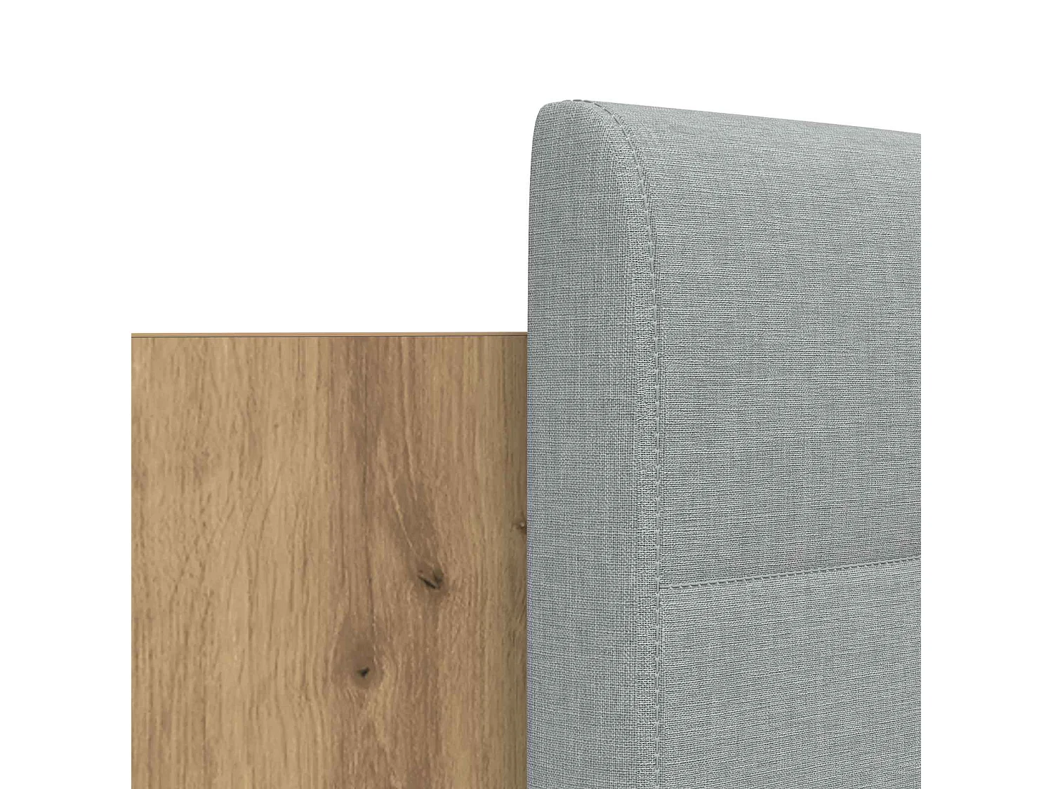 Estructura de cama con cabecero Roble artisan para dormitorio, 200 × 200 cm