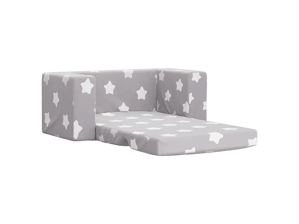 Canapé d'angle gauche 3 places convertible avec rangement en velours gris clair LUNA
