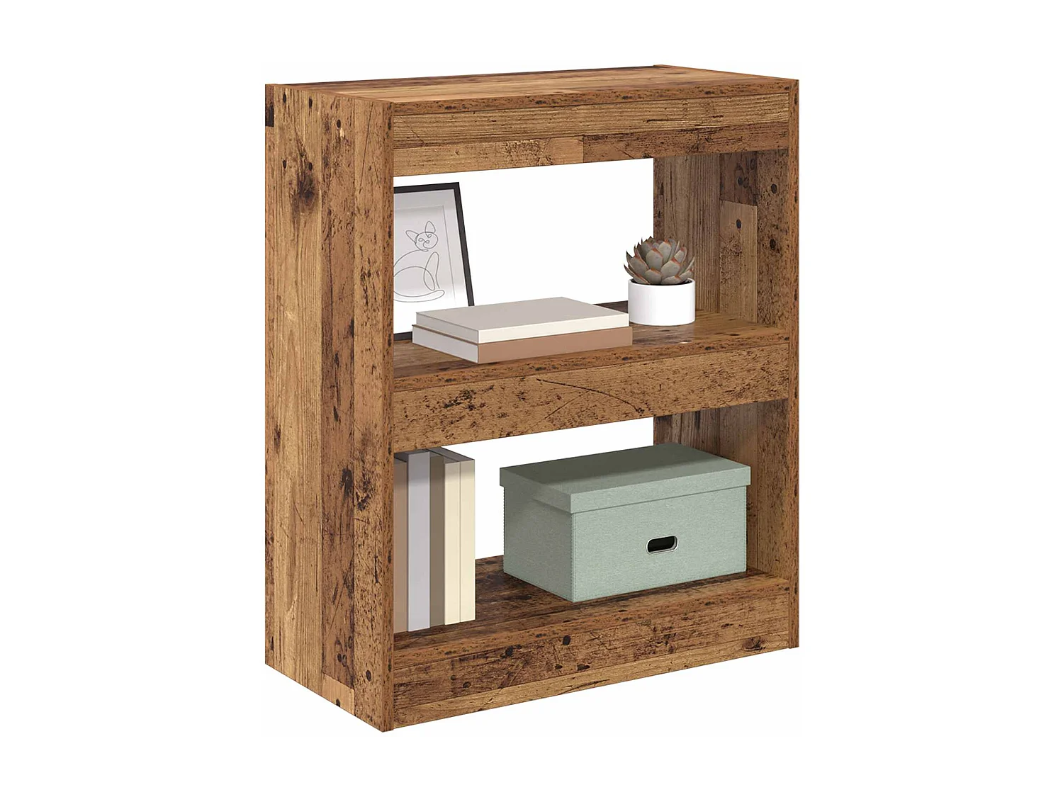 Librería Madera vieja 60 x 30 x 72 cm Madera de ingeniería