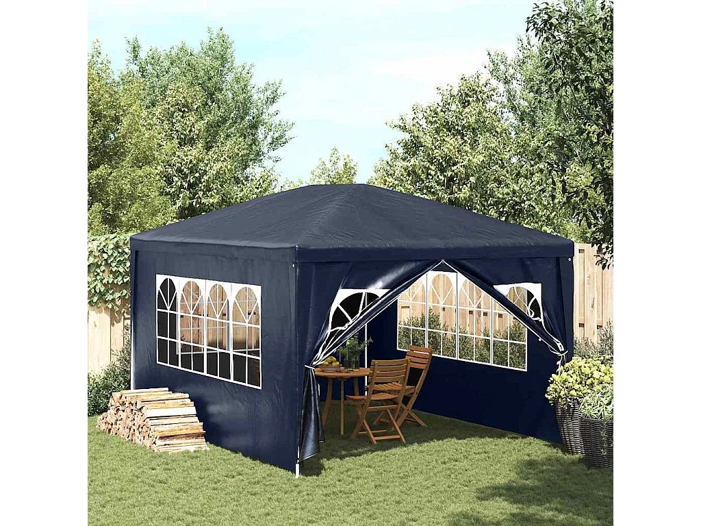 Carpa para fiestas azul 3x4 m