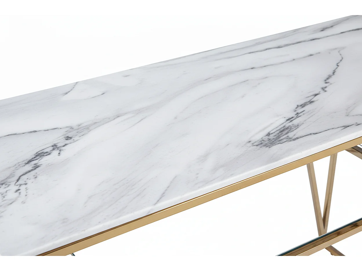 Console métal gold design minimaliste 120x40x78 cm CHERYL