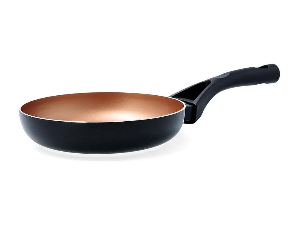 Sartén Action Pyrex aluminio prensado negro/cobre Ø24 cm