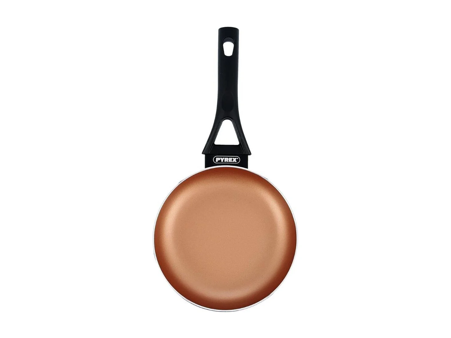 Sartén Action Pyrex aluminio prensado negro/cobre Ø24 cm