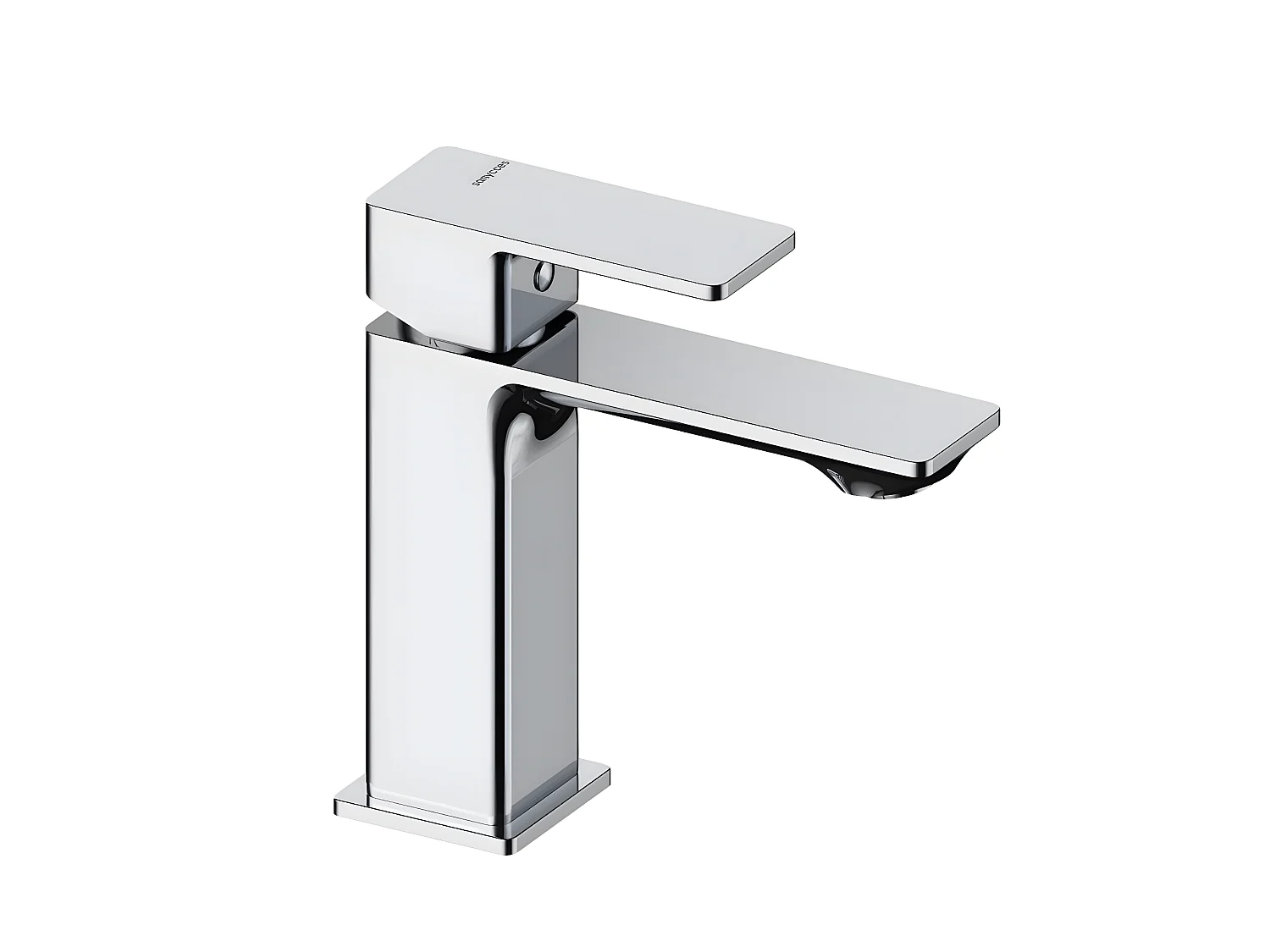 Robinet mitigeur lavabo CUBO  Chromé brillant