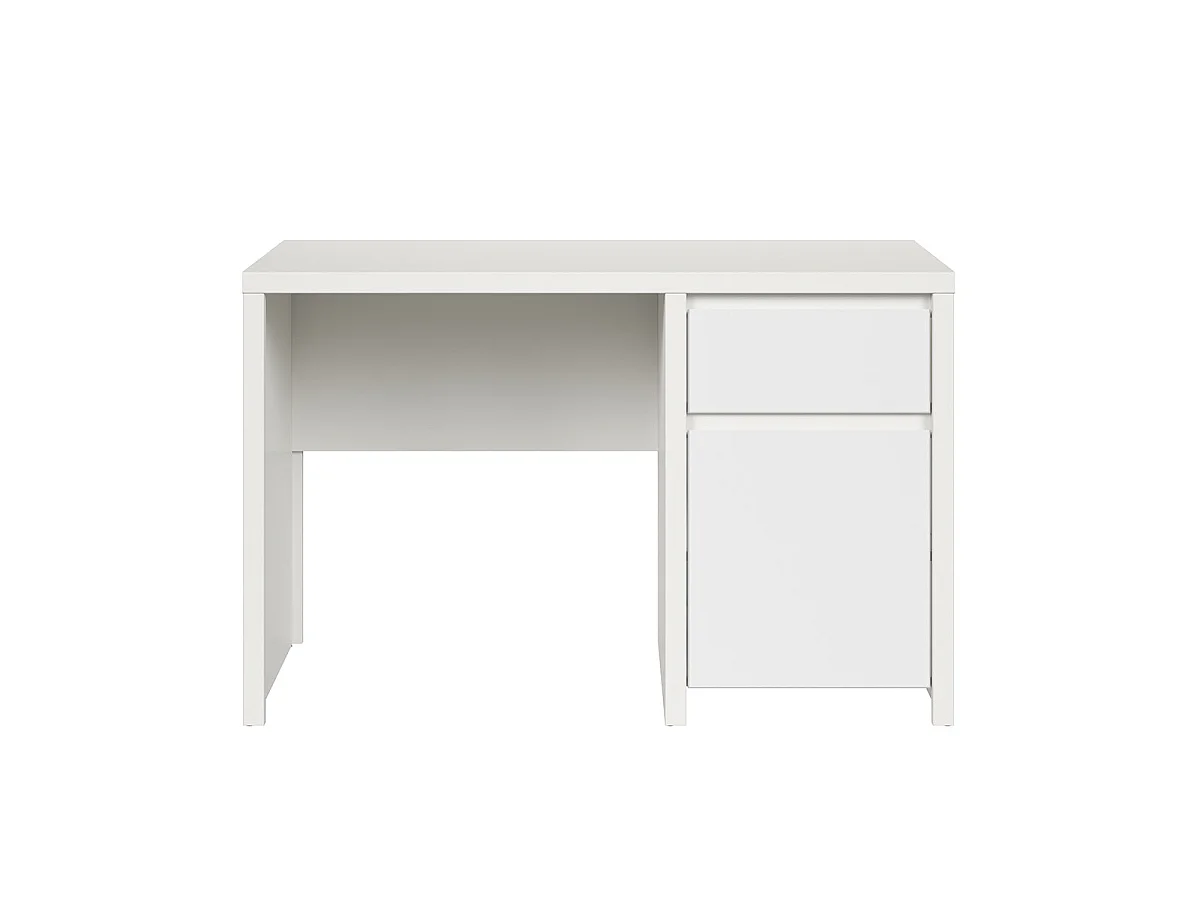 Bureau 1 porte 1 tiroir Soren Blanc