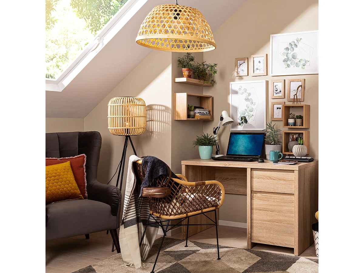 Bureau 1 porte 1 tiroir Soren Bois