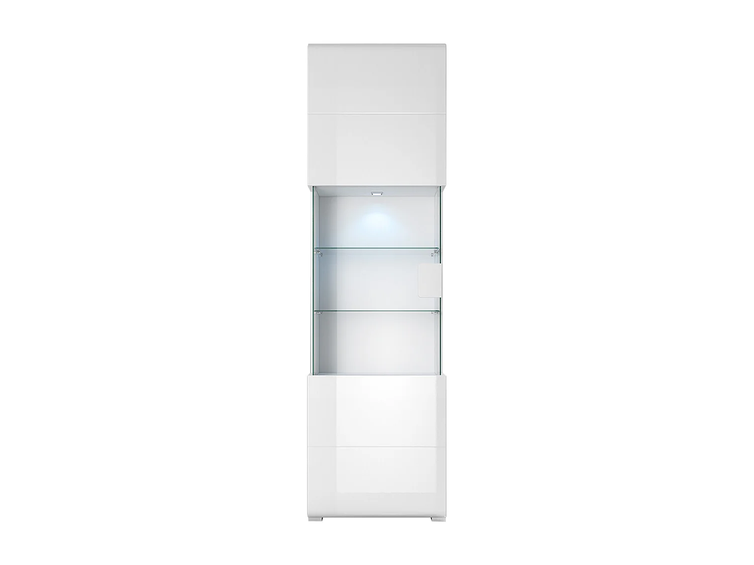 1-deurs vitrine met LED Jules White